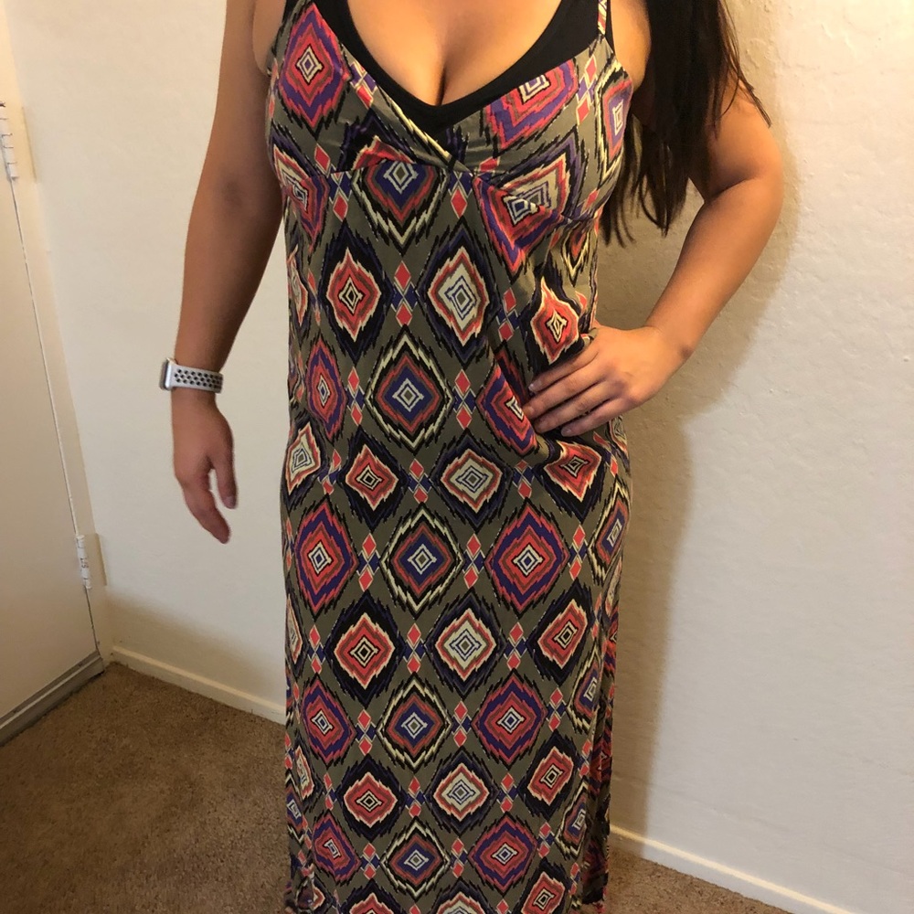 Printed Maxi Dress